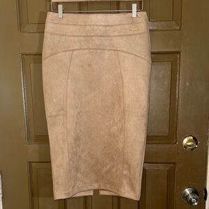 Marc New York Tan Pencil Skirt